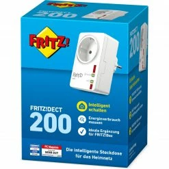 AVM FRITZ! Smart Home AVM FRITZ!DECT 200 SmartHome, Steckdose (weiß/rot) -Alternate Verkaufsladen AVM FRITZ DECT 200 SmartHome Steckdose@@ohsa29 4