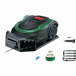 Bosch Mähroboter Indego S+ 500 (grün/schwarz, Mit Connect-Funktion / GSM)
