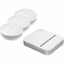 Bosch Smart Home Aktionspaket "Smarte Rauchmelder", Set (weiß, 3x Rauchmelderwarnmelder II, 1x Smart Home Controller)