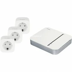 Bosch Smart Home Aktionspaket "Smartes Schalten", Set (weiß, 3x Zwischenstecker Kompakt (BSP-FZ2), 1x Smart Home Controller)