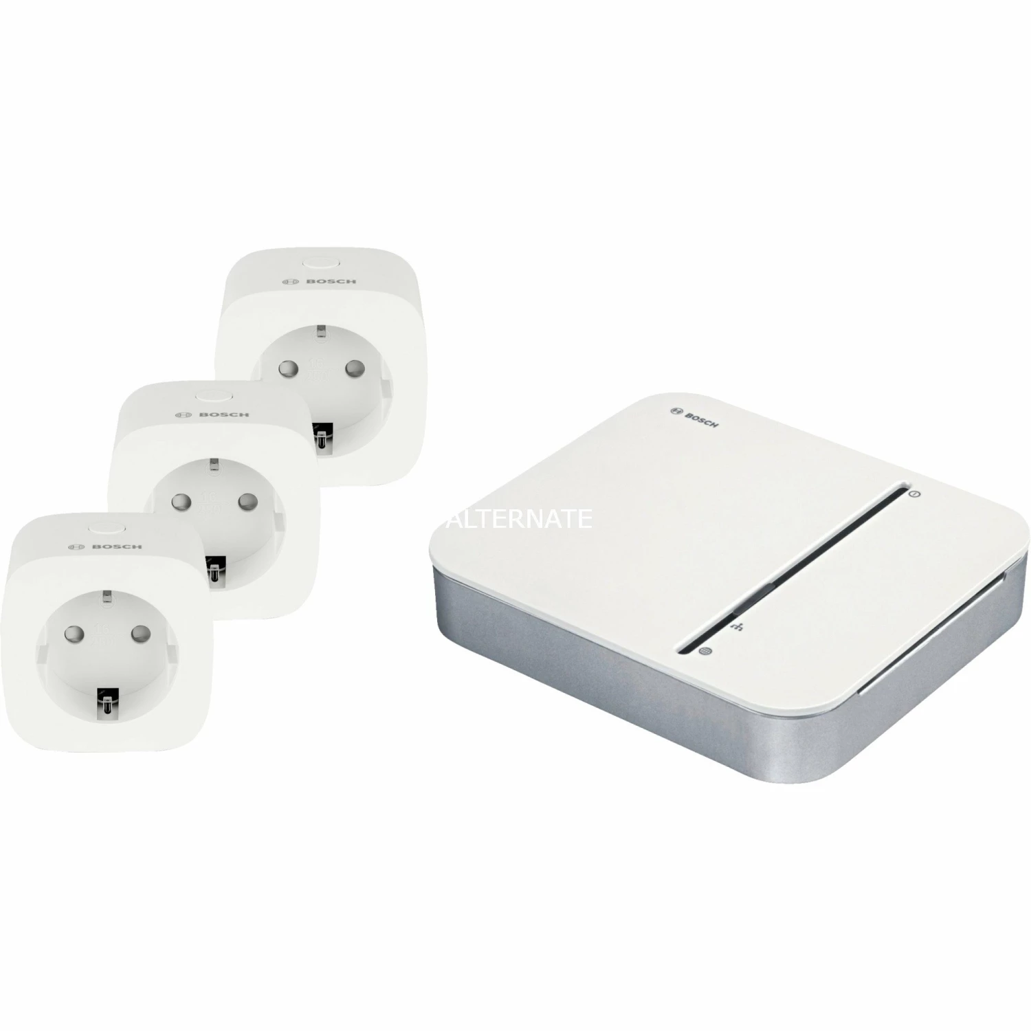Bosch Smart Home Aktionspaket "Smartes Schalten", Set (weiß, 3x Zwischenstecker Kompakt (BSP-FZ2), 1x Smart Home Controller) Bosch Smart Home Aktionspaket "Smartes Schalten", Set (weiß, 3x Zwischenstecker Kompakt (BSP-FZ2), 1x Smart Home Controller) -Alternate Verkaufsladen Bosch Smart Home Aktionspaket Smartes Schalten Set@@1860418