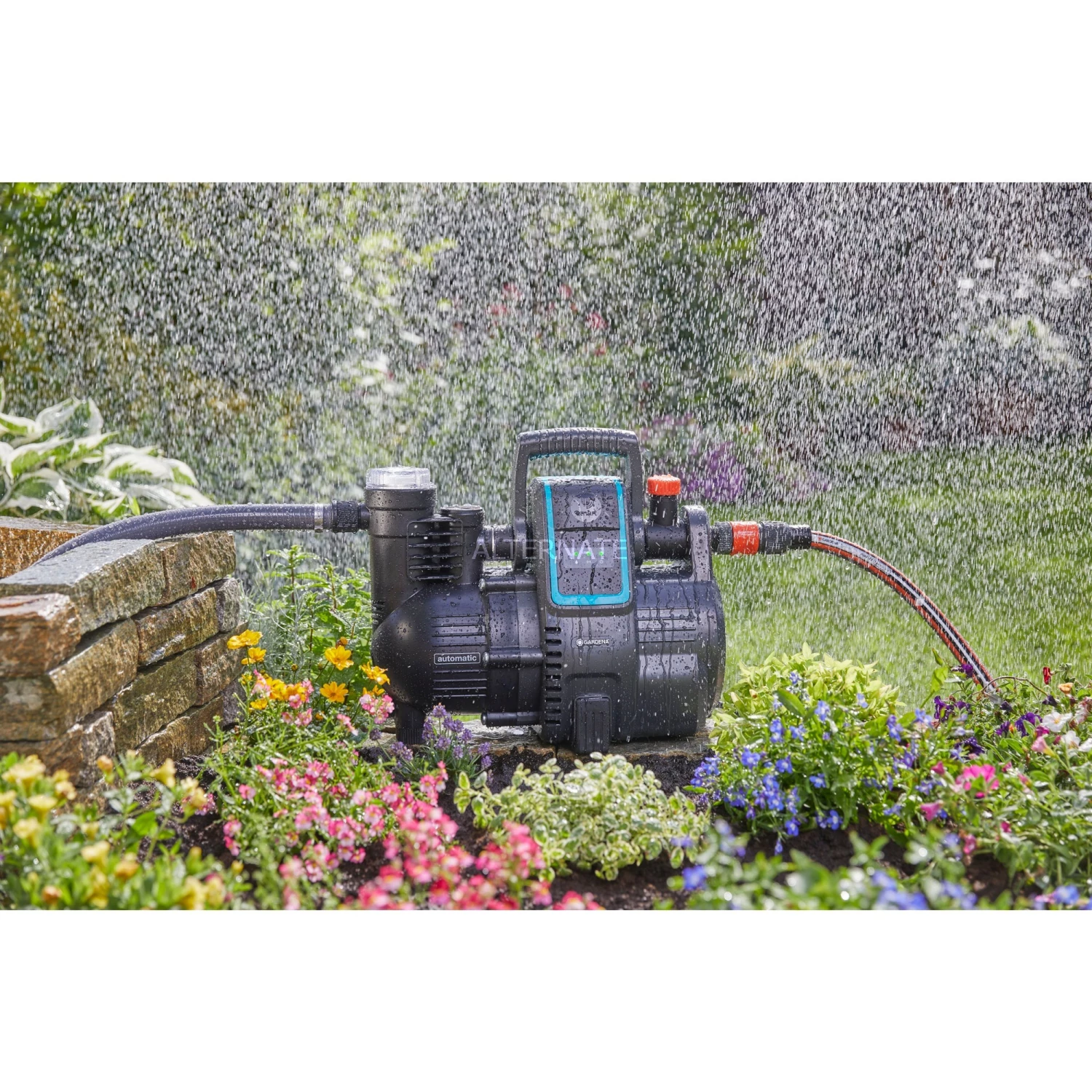 GARDENA smart Haus- & Gartenautomat 5000/5 Set, Pumpe (schwarz, 1.300 Watt, mit GARDENA smart Gateway) GARDENA Smart Garden GARDENA Smart Haus- & Gartenautomat 5000/5 Set, Pumpe (schwarz, 1.300 Watt, Mit GARDENA Smart Gateway) -Alternate Verkaufsladen GARDENA smart Haus Gartenautomat 5000 5 Set Pumpe@@9wigcu09 3