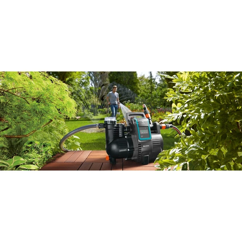 GARDENA smart Haus- & Gartenautomat 5000/5 Set, Pumpe (schwarz, 1.300 Watt, mit GARDENA smart Gateway) GARDENA Smart Garden GARDENA Smart Haus- & Gartenautomat 5000/5 Set, Pumpe (schwarz, 1.300 Watt, Mit GARDENA Smart Gateway) -Alternate Verkaufsladen GARDENA smart Haus Gartenautomat 5000 5 Set Pumpe@@9wigcu09 4