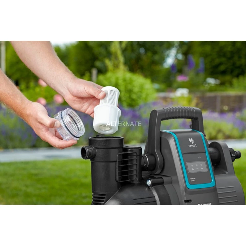 GARDENA smart Haus- & Gartenautomat 5000/5 Set, Pumpe (schwarz, 1.300 Watt, mit GARDENA smart Gateway) GARDENA Smart Garden GARDENA Smart Haus- & Gartenautomat 5000/5 Set, Pumpe (schwarz, 1.300 Watt, Mit GARDENA Smart Gateway) -Alternate Verkaufsladen GARDENA smart Haus Gartenautomat 5000 5 Set Pumpe@@9wigcu09 5