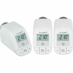 Homematic IP Smart Home Heizkörperthermostat Basic (HmIP-eTRV-B), Heizungsthermostat (weiß, 3er Bundle)