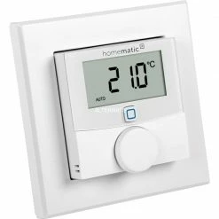 Homematic IP Smart Home Wandthermostat Mit Luftfeuchtesensor (HMIP-WTH-2) (HmIP-WTH-2)