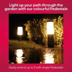 INNR Outdoor Smart Pedestal Light Colour, LED-Leuchte (Starterset, 3 Leuchten) -Alternate Verkaufsladen INNR Outdoor Smart Pedestal Light Colour LED Leuchte@@1848138 2
