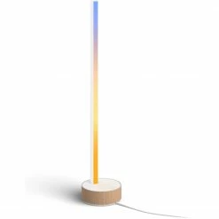 Leuchten Philips Gradient Signe Tischleuchte, LED-Leuchte (weiß/holz, Oak)
