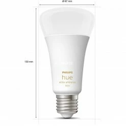 Leuchtmittel Philips Hue White Ambiance A67 E27, LED-Lampe (ersetzt 75 Watt) -Alternate Verkaufsladen Philips Hue White Ambiance A67 E27 LED Lampe@@1791990 2