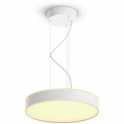 Leuchten Philips Hue White Ambiance Enrave Pendelleuchte, LED-Leuchte (weiß)