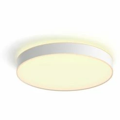 Leuchten Philips Hue White Ambiance Enrave Extra Große Deckenleuchte, LED-Leuchte (weiß)