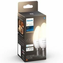 Leuchtmittel Philips Hue White E14, LED-Lampe (Doppelpack, Ersetzt 40 Watt) -Alternate Verkaufsladen Philips Hue White E14 LED Lampe@@1791974 3