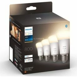 Leuchtmittel Philips Hue White E27, LED-Lampe (Viererpack, Ersetzt 60 Watt) -Alternate Verkaufsladen Philips Hue White E27 LED Lampe@@1792001 3