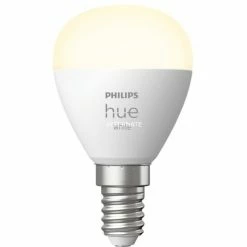 Leuchtmittel Philips Hue White Tropfenform P45 E14, LED-Lampe (ersetzt 40 Watt)