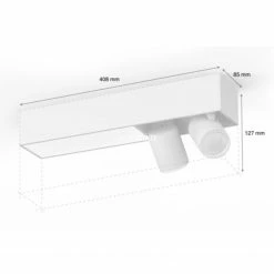 Leuchten Philips Hue White & Color Ambiance Centris 2er-Deckenspot, LED-Leuchte (weiß) -Alternate Verkaufsladen Philips Hue White Color Ambiance Centris 2er Deckenspot LED Leuchte@@1848079 2