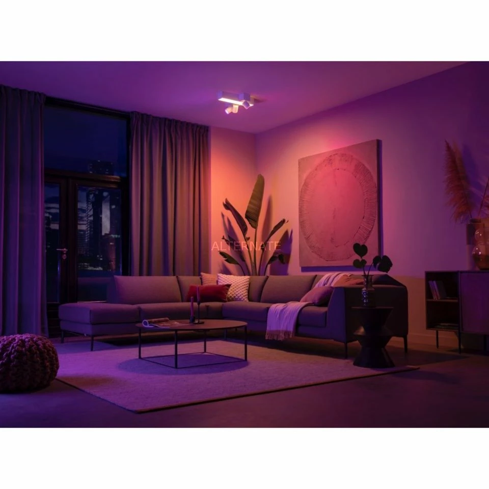 Philips Hue White & Color Ambiance Centris 3er-Deckenspot mit CrossDesign, LED-Leuchte (weiß) Leuchten Philips Hue White & Color Ambiance Centris 3er-Deckenspot Mit CrossDesign, LED-Leuchte (weiß) -Alternate Verkaufsladen Philips Hue White Color Ambiance Centris 3er Deckenspot mit CrossDesign LED Leuchte@@1848089 5