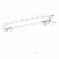 Leuchten Philips Hue White & Color Ambiance Centris 4er-Deckenspot, LED-Leuchte (weiß) -Alternate Verkaufsladen Philips Hue White Color Ambiance Centris 4er Deckenspot LED Leuchte@@1848090 2