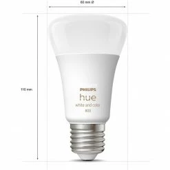 Leuchtmittel Philips Hue White & Color Ambiance E27, LED-Lampe (Viererpack, Ersetzt 60 Watt) -Alternate Verkaufsladen Philips Hue White Color Ambiance E27 LED Lampe@@1791991 2
