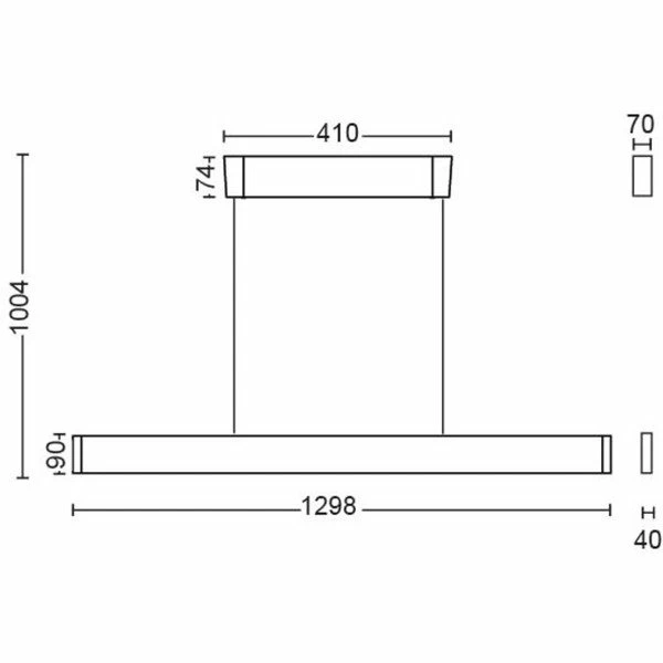 Leuchten Philips Hue White & Color Ambiance Ensis Pendelleuchte, LED-Leuchte (weiß) -Alternate Verkaufsladen Philips Hue White Color Ambiance Ensis Pendelleuchte LED Leuchte@@1848077 3