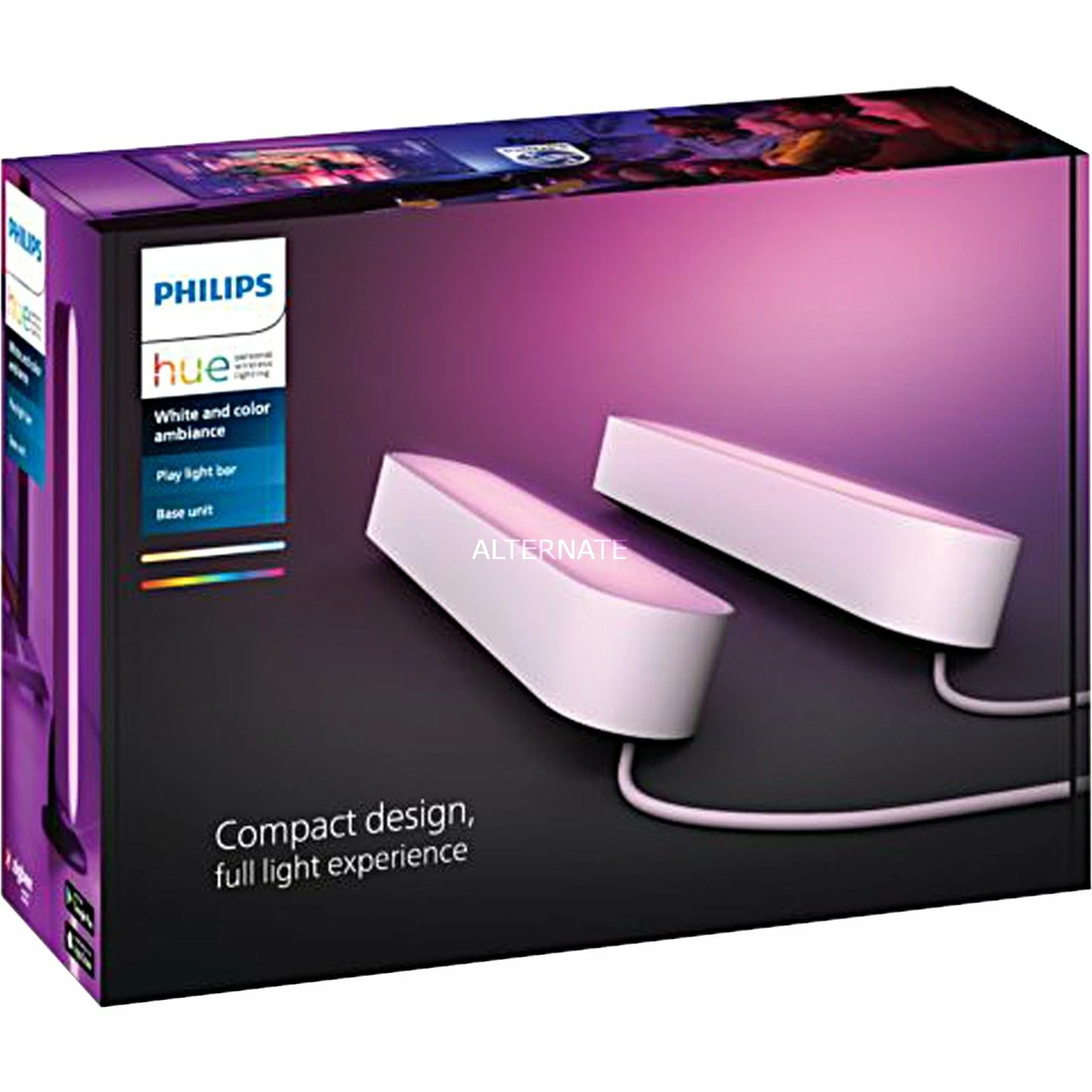 Philips Hue White & Color Ambiance Play Lightbar, LED-Leuchte (weiß, Doppelpack) Leuchten Philips Hue White & Color Ambiance Play Lightbar, LED-Leuchte (weiß, Doppelpack) -Alternate Verkaufsladen Philips Hue White Color Ambiance Play Lightbar LED Leuchte@@1848076