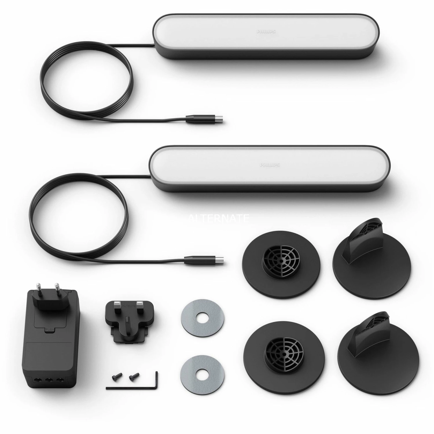 Philips Hue White & Color Ambiance Play Lightbar, LED-Leuchte (schwarz, Doppelpack) Leuchten Philips Hue White & Color Ambiance Play Lightbar, LED-Leuchte (schwarz, Doppelpack) -Alternate Verkaufsladen Philips Hue White Color Ambiance Play Lightbar LED Leuchte@@1848078 4